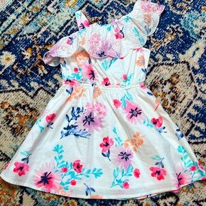 Girls Sonoma flower dress, worn a couple times